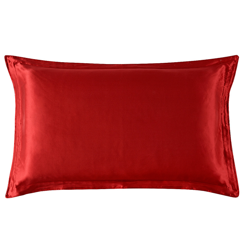 Custom A-Side 100% Silk B-Side Polyester Pillow Cases